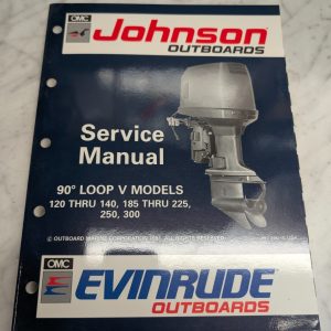 Omc Johnson Evinrude Service Manual En 90° Loop V Models 120-225 250 300 Hp