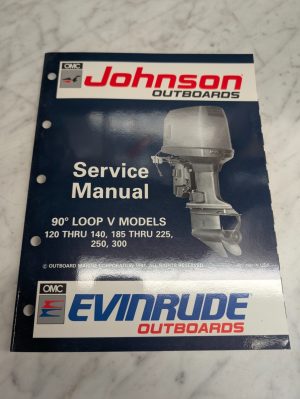 Omc Johnson Evinrude Service Manual En 90° Loop V Models 120-225 250 300 Hp