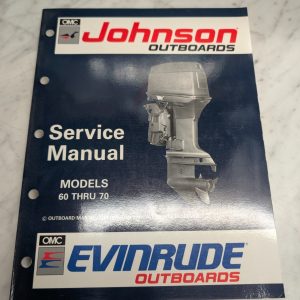 Omc Johnson Evinrude Service Manual "En" Models 60 Thru 70 Hp #508144