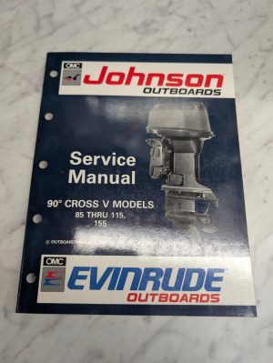 Omc Johnson Evinrude Service Manual "En" 90° Cross V Models 85 Thru 115 155 Hp