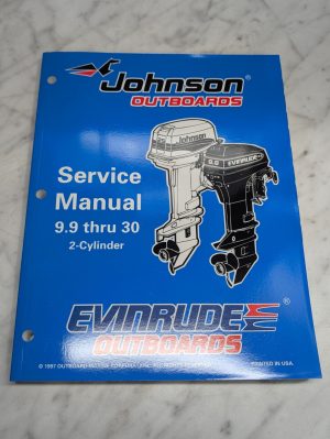 Omc Johnson Evinrude Service Manual "Ec" Models 9.9 Thru 30 Hp 2 Cylinder 520204