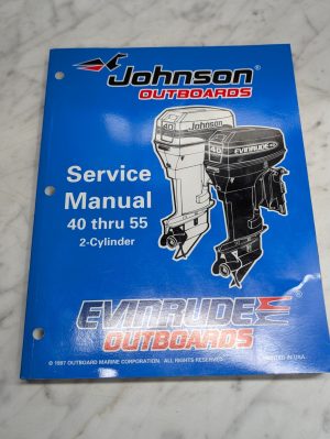 Omc Johnson Evinrude Service Manual "Ec" Models 40 Thru 55 Hp 2 Cylinder #520206