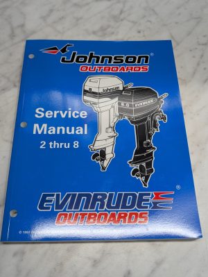 Omc Johnson Evinrude Service Manual "Ec" Models 2 Thru 8 Hp #520202