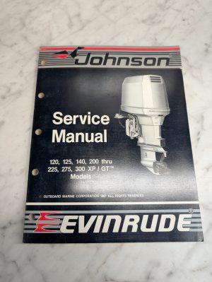 Omc Johnson Evinrude Service Manual "Cc" Models Loop V 120-300 Xp Gt #507664