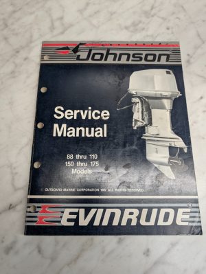 Omc Johnson Evinrude Service Manual "Cc" Models Cross V 88-110 150-175 Hp 507663