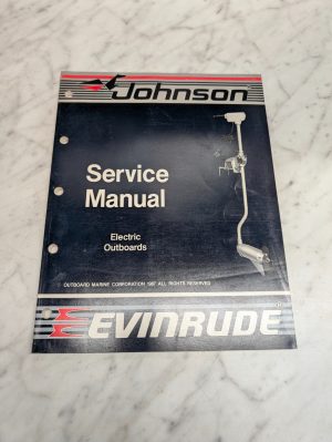 Omc Johnson Evinrude Service Manual "Cc" Models Eob Electric Outboard #507658