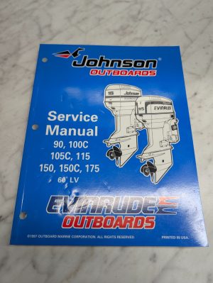 Omc Johnson Evinrude Service Manual "Ec" 60° Lv 90 100C 105C 115 150C 175 Hp