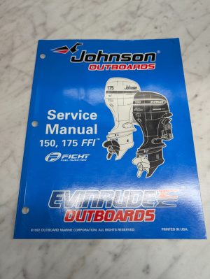 Omc Johnson Evinrude Service Manual "Ec" Models 150 175 Hp Ffi #520211