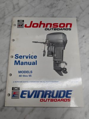 Omc Johnson Evinrude Service Manual "Ei" Models 40 Thru 55 Hp #507947