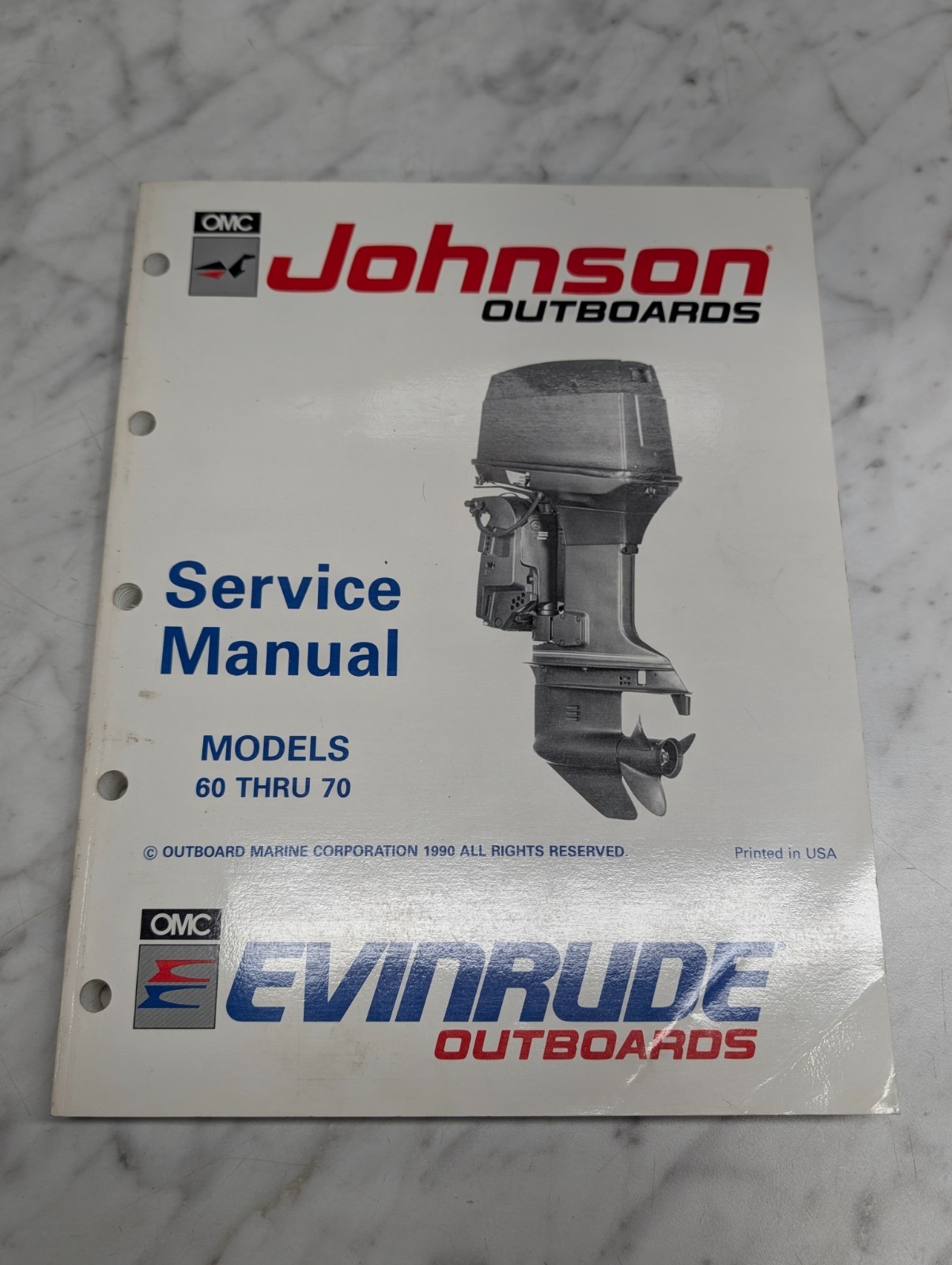 Omc Johnson Evinrude Service Manual "Ei" Models 60 Thru 70 Hp #507948