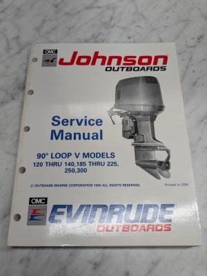 Omc Johnson Evinrude Service Manual "Ei" 90° Loop V Models 120-300 Hp #507951