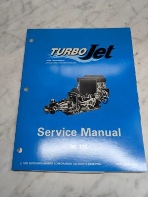 Omc Johnson Evinrude Service Manual "Er" Models Turbojet 90 115 Hp #502138