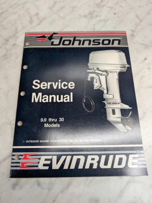 Omc Johnson Evinrude Service Manual "Cc" Models 9.9 Thru 30 Hp #507660 Oem