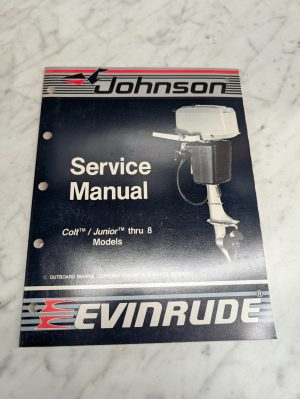 Omc Johnson Evinrude Service Manual "Cc" Models Colt Junior Thru 8 Hp #507659