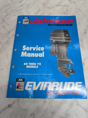Omc Johnson Evinrude Service Manual "Es" Models 60 Thru 70 Hp #507873