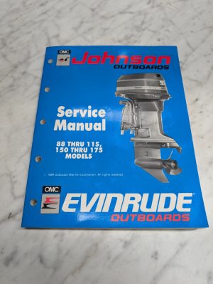 Omc Johnson Evinrude Service Manual "Es" Models 88 Thru 175 Hp #507874