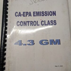 Caterpillar Gm 4.3 Ca-Epa Emission Control Training Service Manual 2005 Forklift