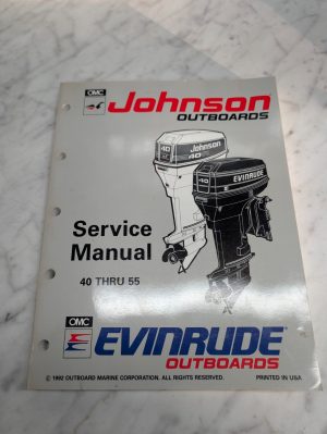 Omc Johnson Evinrude Service Manual "Et" Models 40 Thru 55 Hp #508283