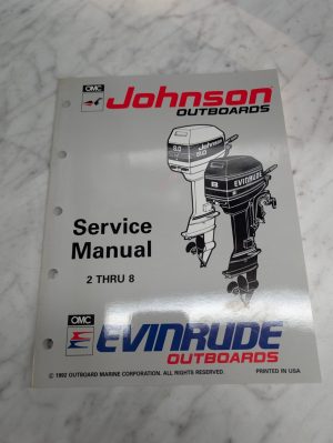 Omc Johnson Evinrude Service Manual "Et" Models 2 Thru 8 Hp #508281