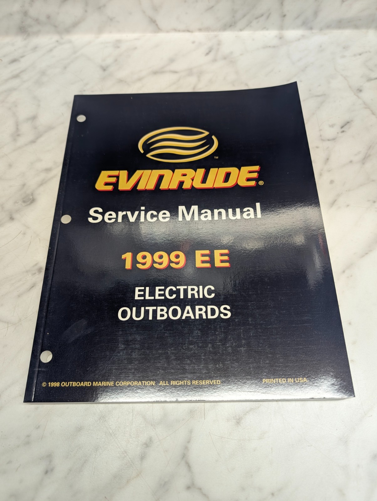 Omc Johnson Evinrude Service Manual Ee Models Electric Outboard Trolling #787021