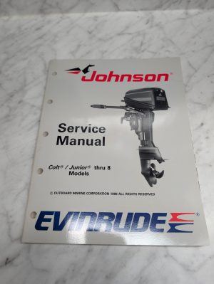 Johnson Evinrude Omc Service Manual "Ce" Models Colt / Junior Thru 8 Hp #507753