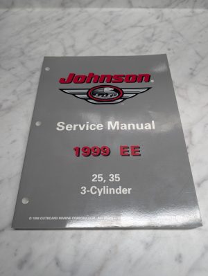 Johnson Evinrude Omc Service Manual "Ee" Models 25 35 Hp 3 Cylinder #787029