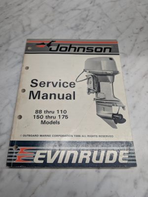 Johnson Evinrude Omc Service Manual "Cu" Models Cross V Cv 88 Thru 175 Hp 507618