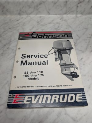 Omc Johnson Evinrude Service Manual "Cu" Models Cross V Cv 88 Thru 175 Hp 507618
