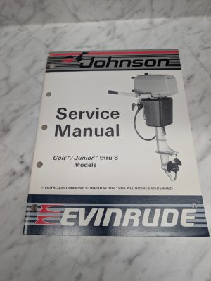 Omc Johnson Evinrude Service Manual "Cu" Models Colt Junior Thru 8 Hp #507614