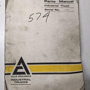 Allis Chalmers Fork Lift Truck Parts List Book Manual Ace 35 40 45 50 55 Cr