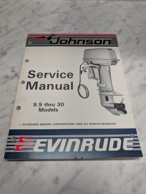 Johnson Evinrude Omc Service Manual "Cu" Models 9.9 Thru 30 Hp #507615