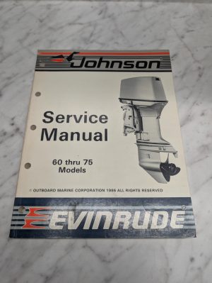Johnson Evinrude Omc Service Manual "Cu" Models 60 Thru 75 Hp #507617
