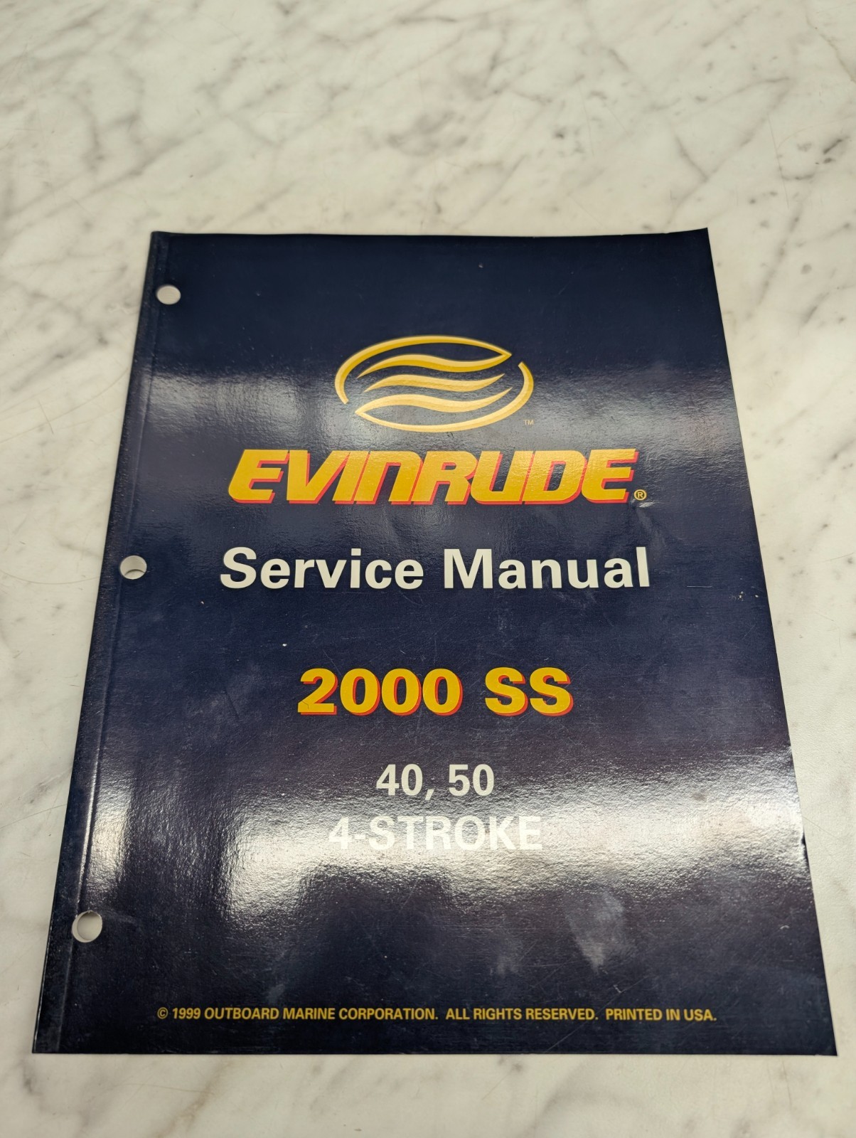 Johnson Evinrude Omc Service Manual "Ss" Models 40 50 Hp 4 Stroke #787061