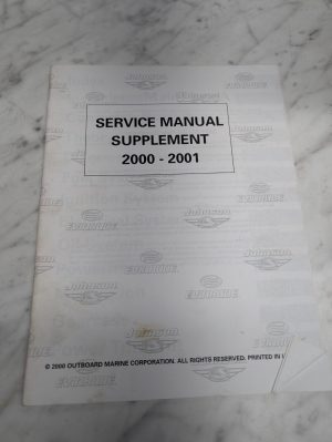 Supplement Only ~ Johnson Evinrude Omc Service Manual Models Si Ss