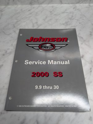 Johnson Evinrude Omc Service Manual Models "Ss" 9.9 Thru 30 Hp #787067