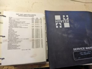 Hyster Service Repair Manual Fork Lift Truck S 30 35 40 Ft Fts 2009 2 Books