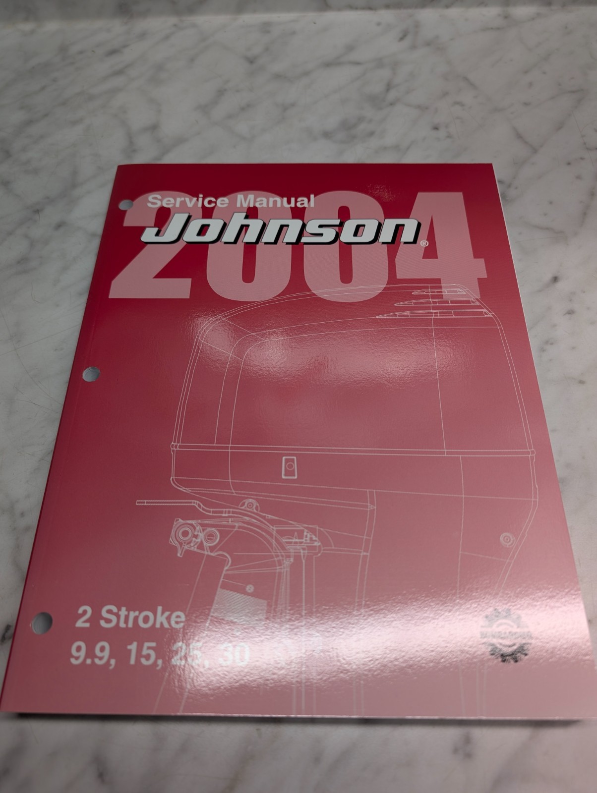 Johnson Evinrude Brp Service Manual Models "Sr" 9.9 15 25 30 Hp 2 Stroke 5005638
