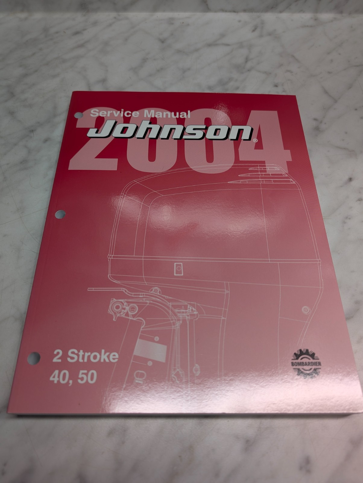 Johnson Evinrude Brp Service Manual Models "Sr" 40 50 Hp 2 Stroke 5005640