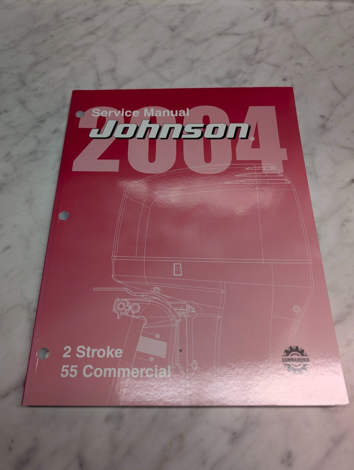 Johnson Evinrude Brp Service Manual Model "Sr" 55 Commercial Hp 2 Stroke 5005646