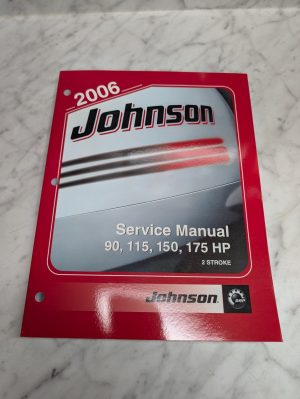 Johnson Evinrude Brp Service Manual Models "Sd" 90-175 Hp 2 Stroke #5006576