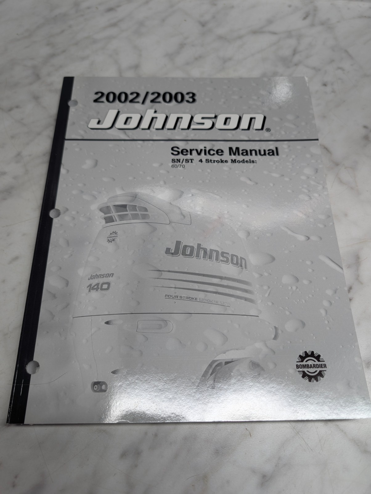 Johnson Evinrude Brp Service Manual Models "Sn/St" 60 70 Hp 4 Stroke #5005500