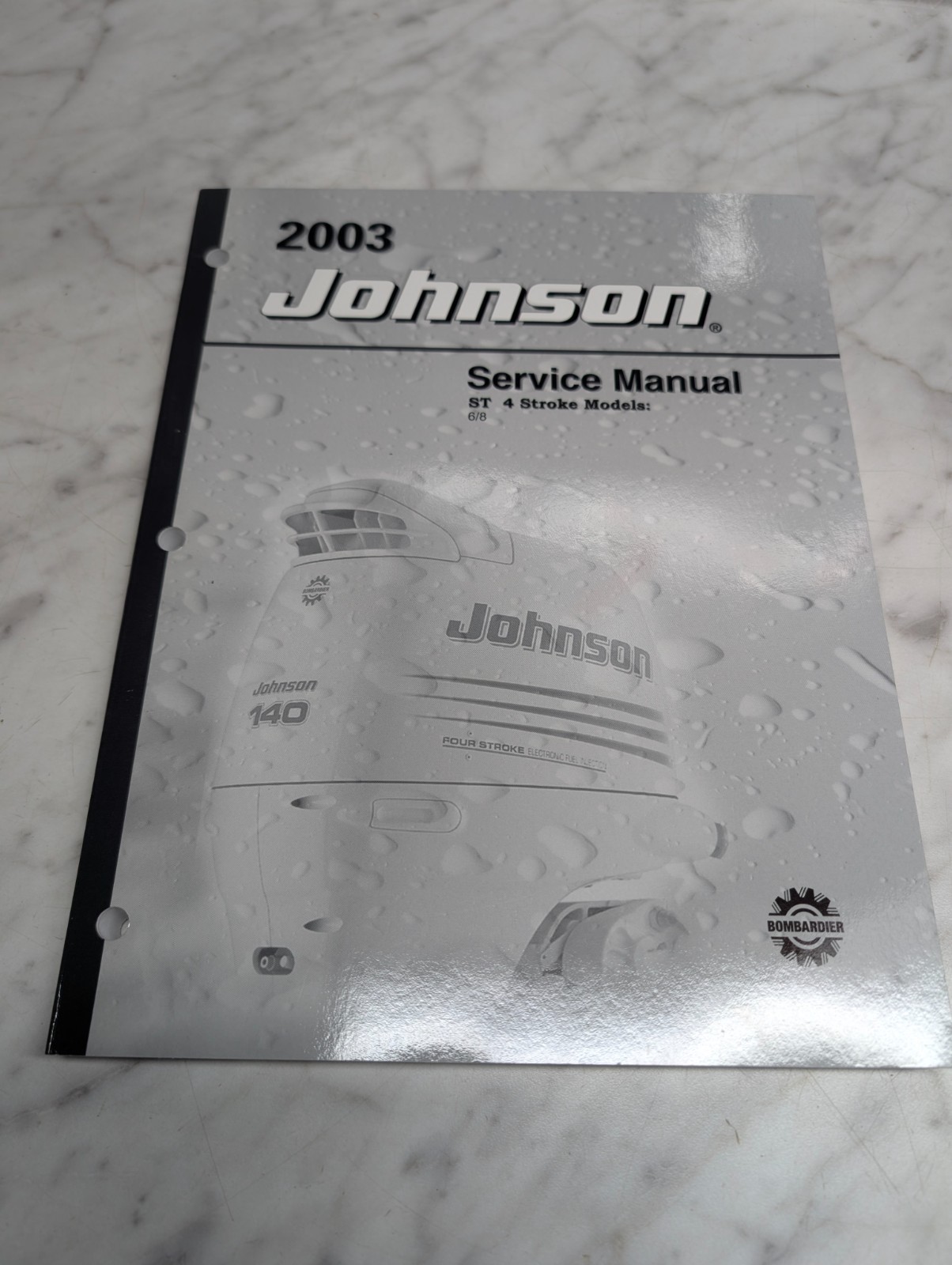 Johnson Evinrude Brp Service Manual Models "St" 6 8 Hp 4 Stroke #5005471