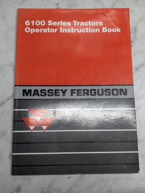 Massey Ferguson Mf 6100 Series Tractors Operator Owners Manual Instruction Book