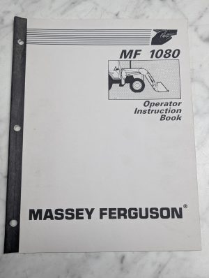 Massey Ferguson Mf 1080 Operator Instruction Manual Owners Guide Book Mf