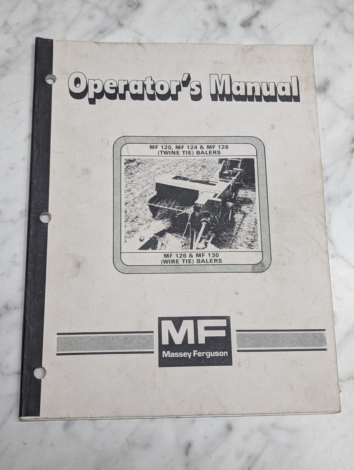 Massey Ferguson Mf 120 124 126 128 130 Operators Owners Manual Guide Book Mf