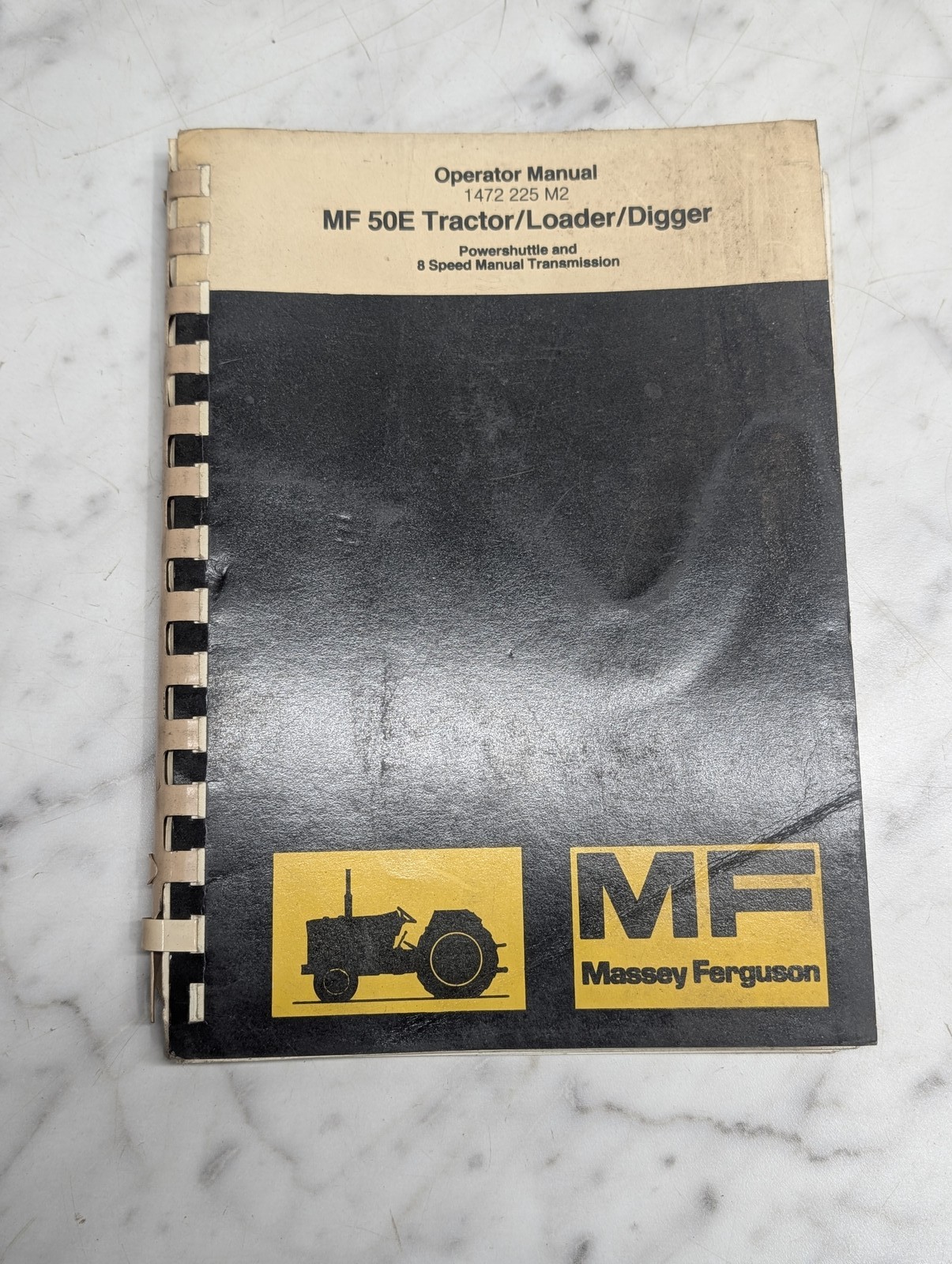 Massey Ferguson Mf 50E Tractor Loader Digger 1472 225 M2 Operator Owners Mf