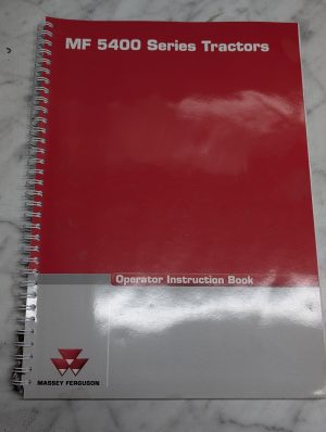 Massey Ferguson Mf 5400 Series Tractors Operator Instruction Manual Owners Mf