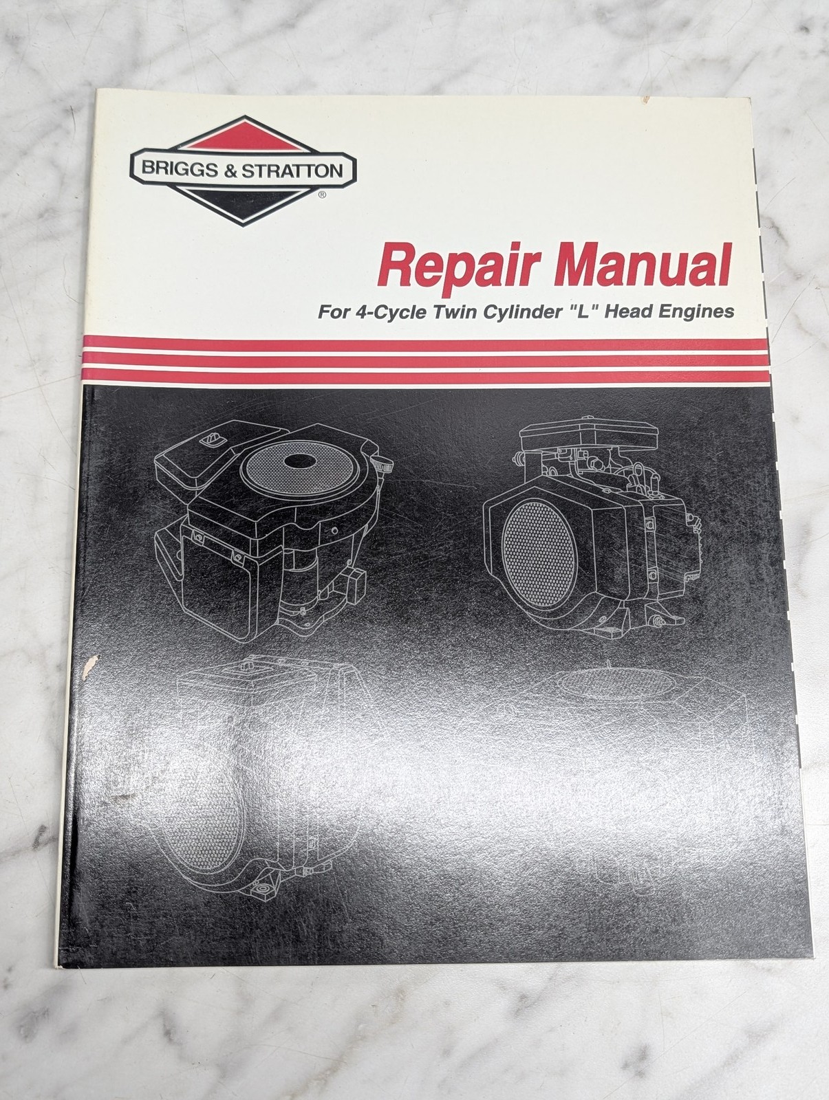 Briggs & Stratton Repair Manual 4-Cycle Twin Cylinder L Head Engines Service