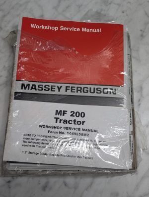 Massey Ferguson Mf 200 Tractor Workshop Service Manual Mf Shop Repair