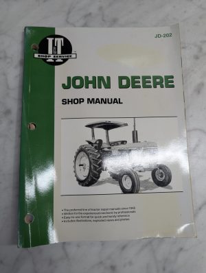 John Deere Jd-202 Shop Manual I&T Ih Service Repair Maintenance Shop Book